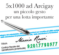 5 per mille ad Arcigay