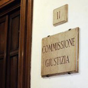 la commissione giustizia al senato