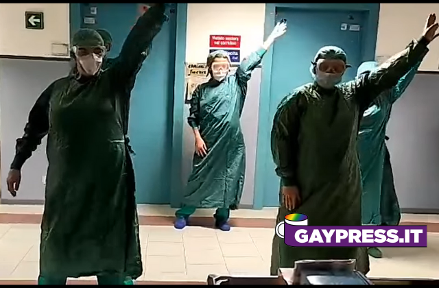 Coronavirus-infermieri-Pisa-ballano-Redefinition-degli-Infernal-coreografia-mamamia-gay