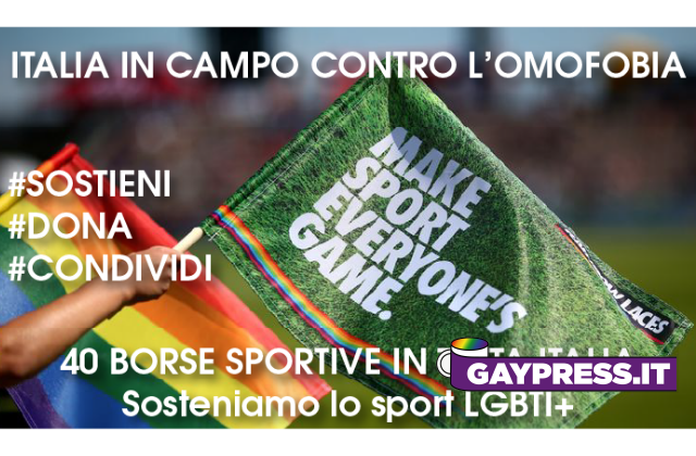 Donazione Italia in campo contro l'omofobia: ecco come fare
