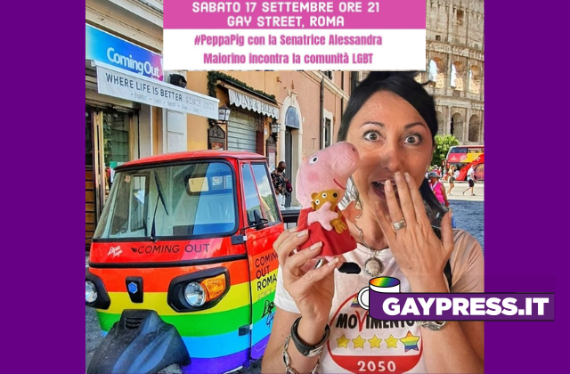 Alla Gay street di Roma ci sarà un evento su Peppa Pig organizzato dal MoVimento 5 Stelle. Ecco i dettagli