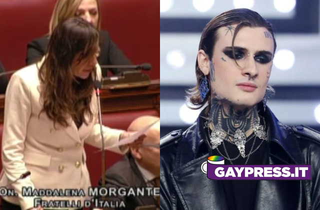 Maddalena Morgante di Fratelli d'Italia contro Rosa Chemical a Sanremo 2023 perché persone LGBT+