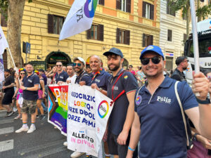 Polis aperta presente al Roma Pride 2024